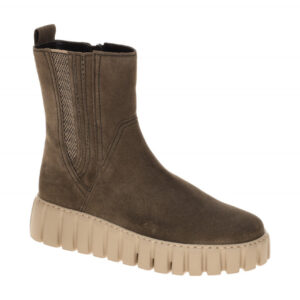 Gabor 76.781 Damen Stiefeletten Braun Bequeme Keilabsatz PU Laufsohle