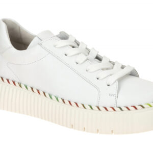 Gabor 63.240 - Best Fitting Damenschuhe Halbschuhe Sneaker Wei? Glattleder