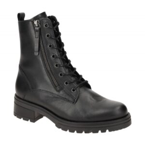 Gabor 32.785.87 KRETA Damen Stiefeletten Schwarz - schwarz, Echtleder, Gummis...