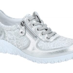 Waldl?ufer H89001 213 989 Damenschuhe HAVY SOFT silber grau metallic + wei?, ...