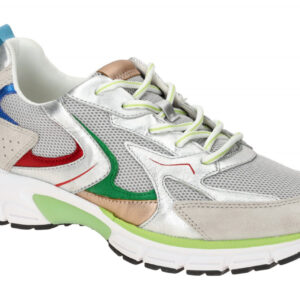 Gabor 66.606.84 FLORENZ - Damen Halbschuhe Sneaker Grau Silber Neve atmungsaktiv