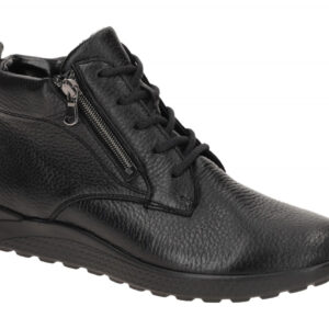 Waldl?ufer 778807 Damen Stiefeletten Schwarz H-ALINA Weit-Schuh Leder Filz Fu...