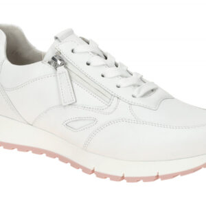 Gabor 62.488 FLORENZ Damen Sneaker wei? (S.rose) Leder OptiFit Gummi normal G...