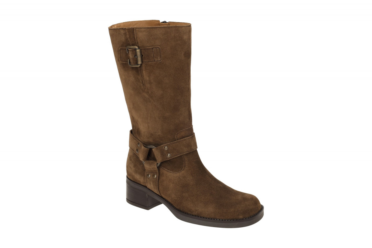 Gabor Damenstiefel 75.921 - BEST FITTING Whisky braun Velourleder Biker Absatz 1 Gabor Damenstiefel 75.921 - BEST FITTING Whisky braun Velourleder Biker Absatz