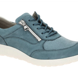 Waldl?ufer 634K02 K-IRA blau/wei? OrthoTritt Damenschuhe