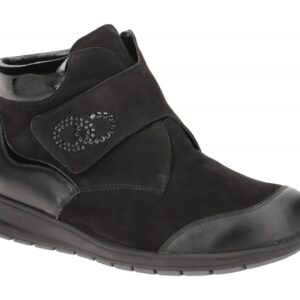 Waldl?ufer 812815-304-001 MIMI Damen Stiefeletten schwarz mit Schmucksteinen