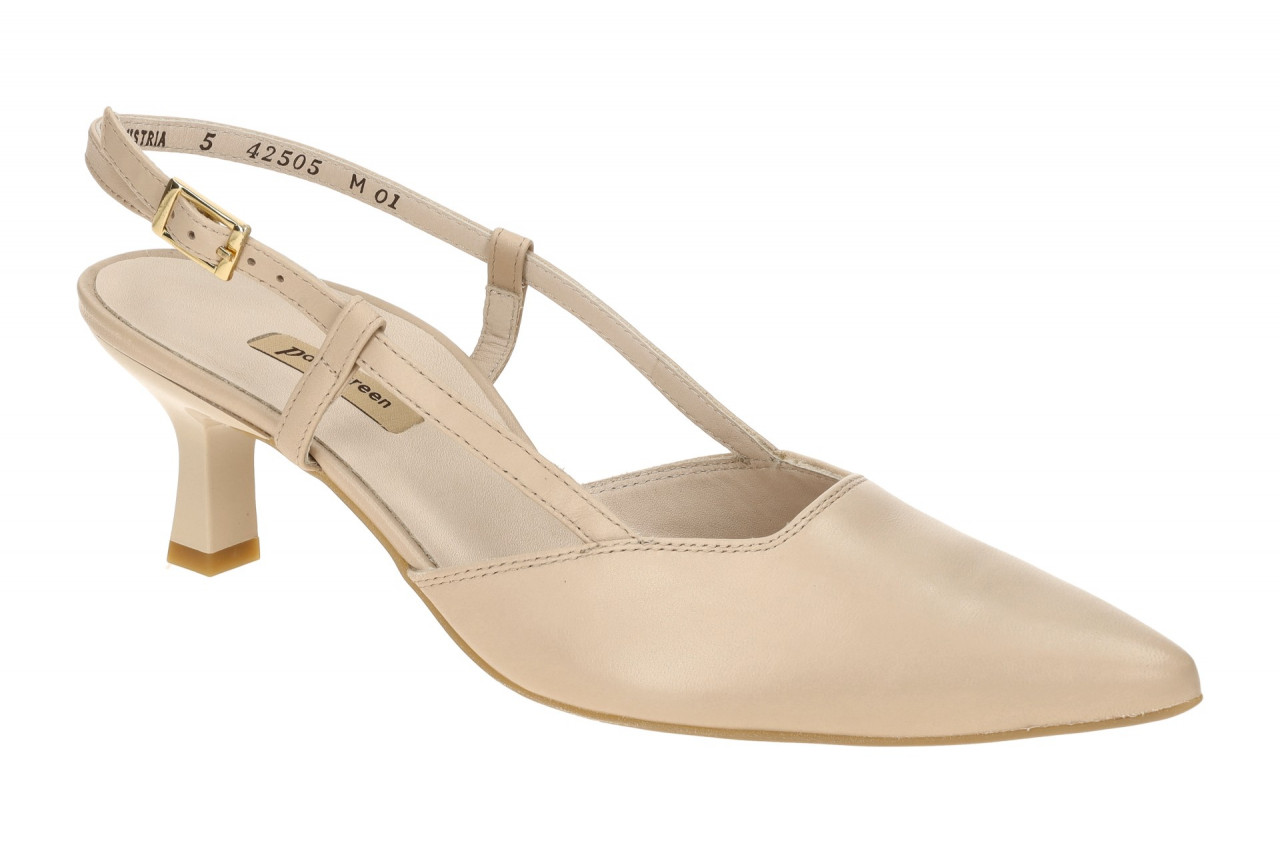 Paul Green Damen Sling Pumps 7992-090 Beige Biscuit Echtleder Trichterabsatz 1 Paul Green Damen Sling Pumps 7992-090 Beige Biscuit Echtleder Trichterabsatz