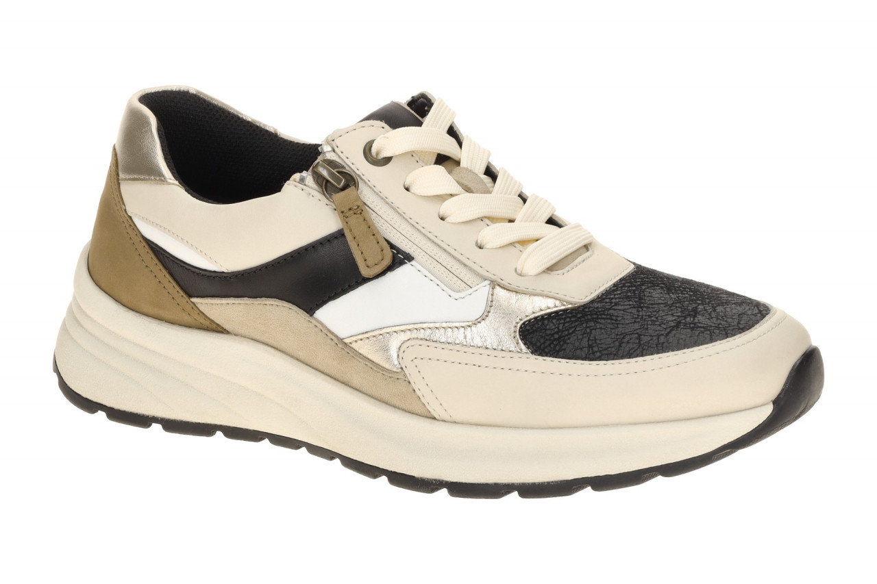 Gabor 86.597 Beige Schwarz Ivory Sand Kombi Schn?r-Halbschuhe mit OptiFit Fu?... 1 Gabor 86.597 Beige Schwarz Ivory Sand Kombi Schn?r-Halbschuhe mit OptiFit Fu?...