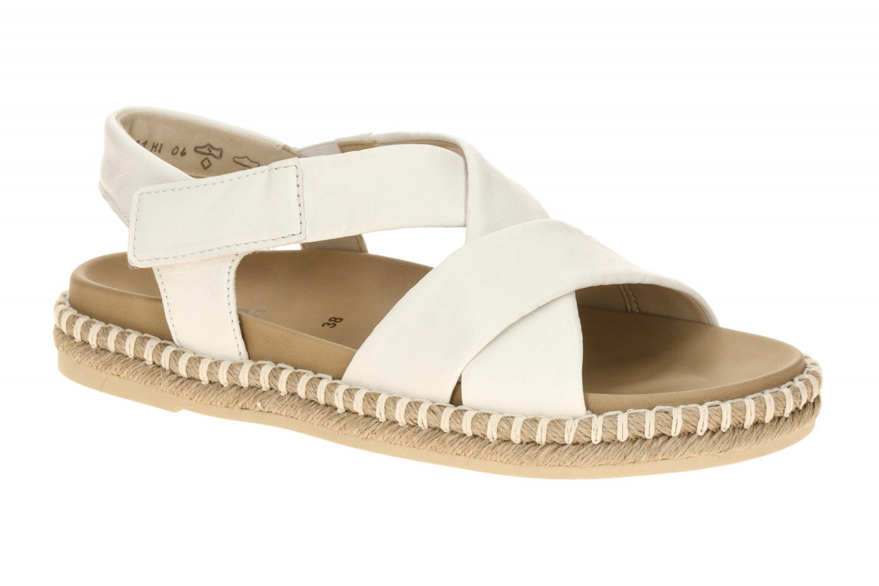 Gabor Damen Sandalette 83.781.20 wei? latte Riemchen Sandalen mit Best Fitting 1 Gabor Damen Sandalette 83.781.20 wei? latte Riemchen Sandalen mit Best Fitting