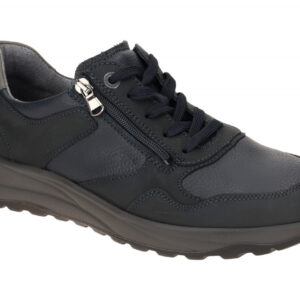 Waldl?ufer 662001 K-JOHN Herren Schn?r-Halbschuhe Blau Notte/Ocean Rutschfest...