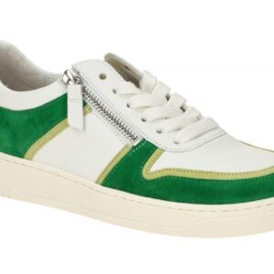Gabor 43.340 Damen Sneaker Wei? Gr?n Latte Limette Verde Best Fitting