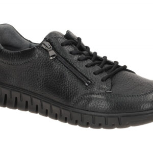 Waldl?ufer 907002 Schwarz Herren Schn?r Halbschuhe bequem leicht flexibel