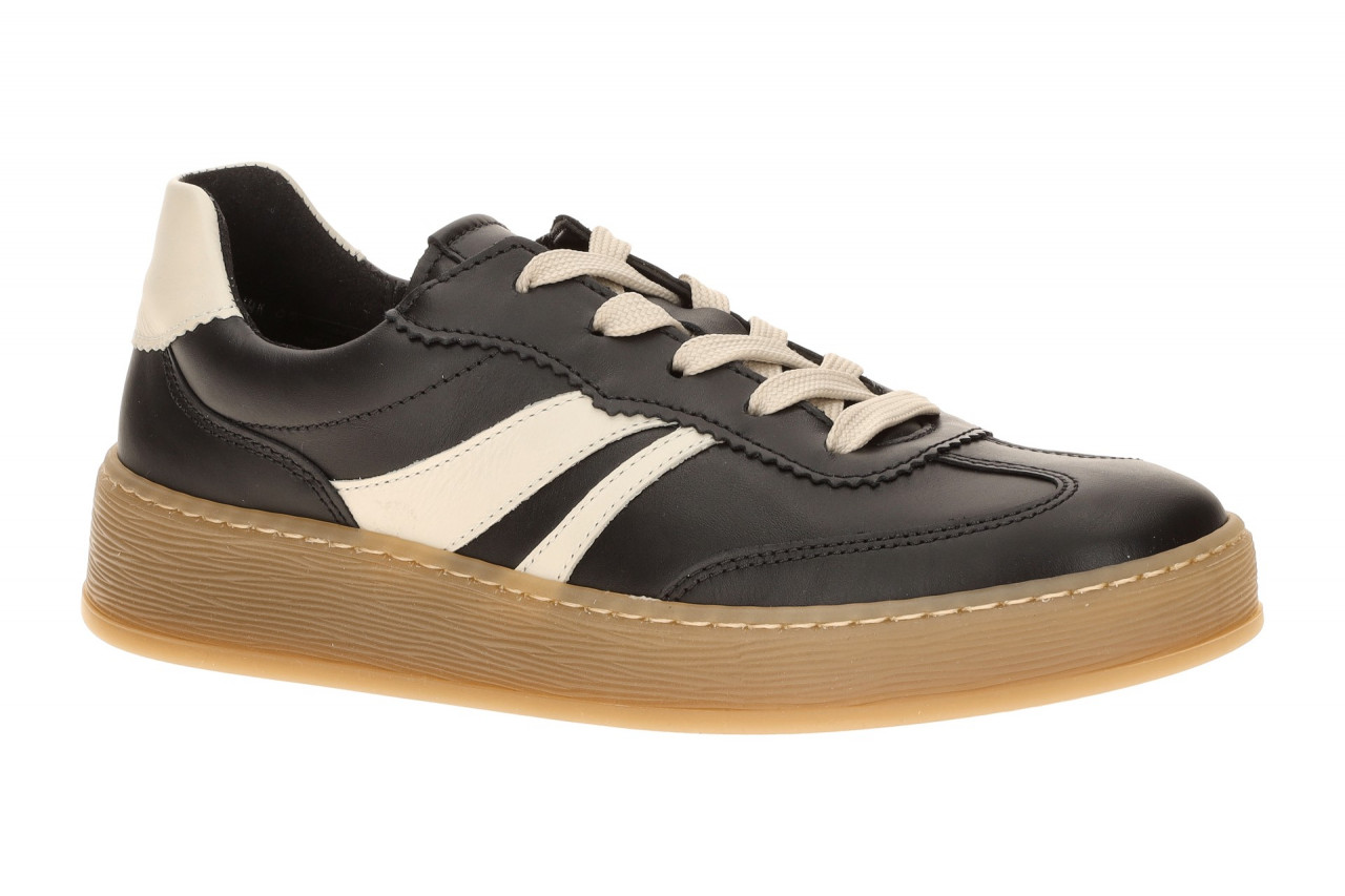 Gabor 6018.01.003 Plateau Sneaker Schwarz Black/Latte Echtleder Textil Microf... 1 Gabor 6018.01.003 Plateau Sneaker Schwarz Black/Latte Echtleder Textil Microf...