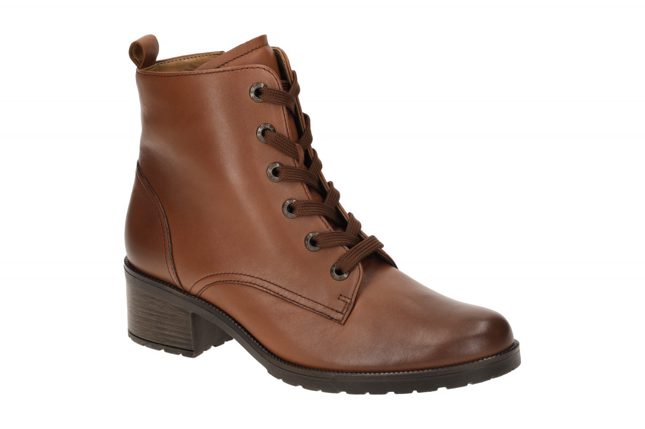 Gabor 72.816 - Damen Stiefeletten Braun Sattel, Echtleder, Blockabsatz 4cm 1 Gabor 72.816 - Damen Stiefeletten Braun Sattel, Echtleder, Blockabsatz 4cm
