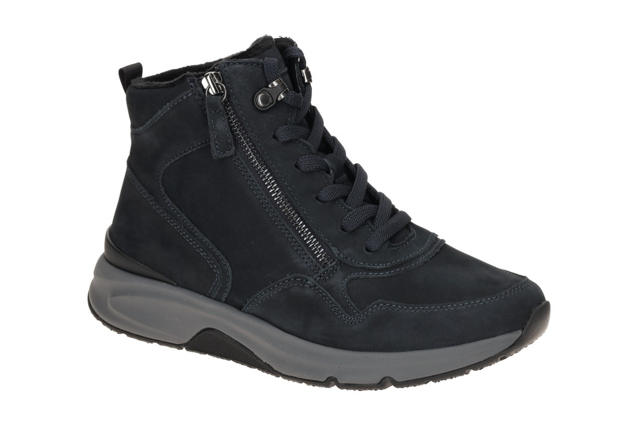 Gabor 76.888.46 Damen Stiefeletten Nightblue, bequeme Rollingsot mit Schn?rung 1 Gabor 76.888.46 Damen Stiefeletten Nightblue, bequeme Rollingsot mit Schn?rung