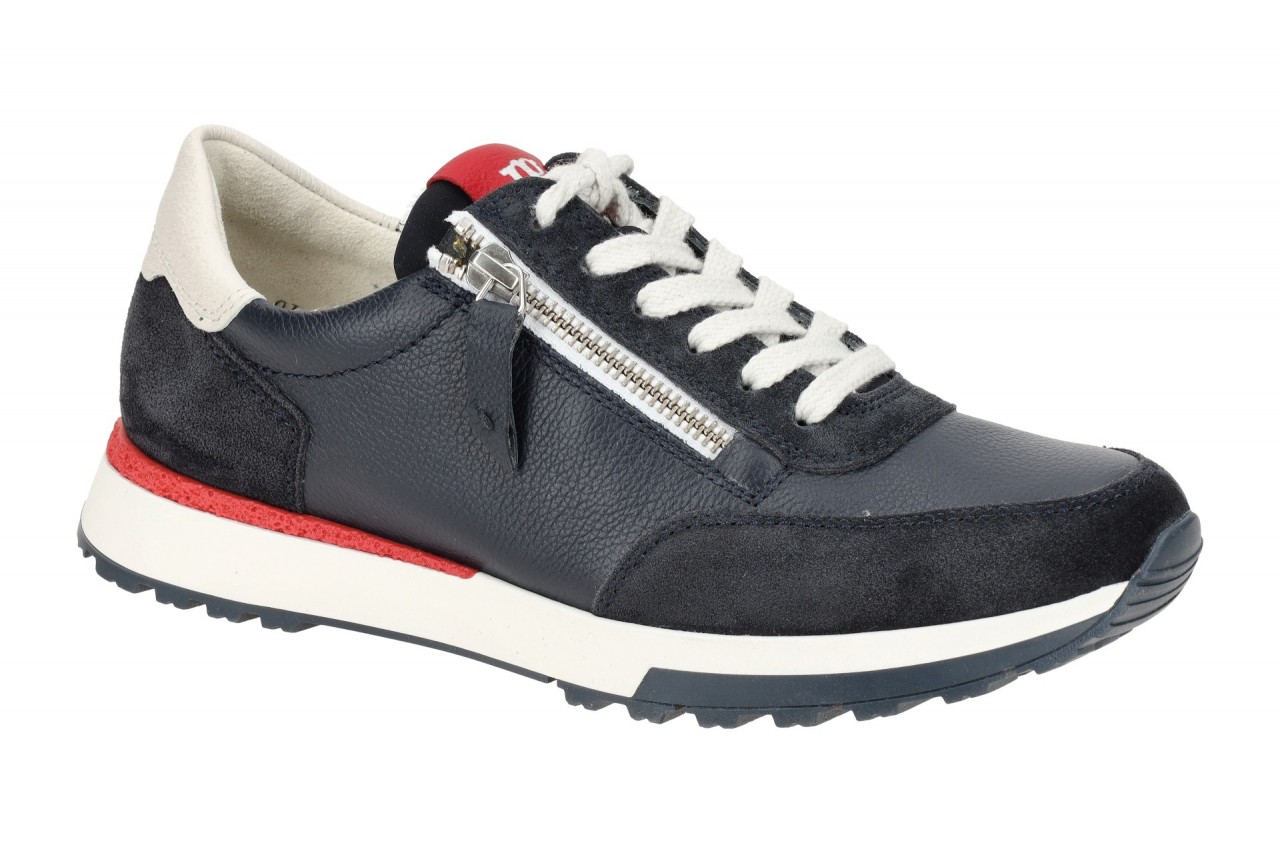 Paul Green Damenschuhe Sneaker 5310-03 dunkelblau rot wei? Velourleder Glattl... 1 Paul Green Damenschuhe Sneaker 5310-03 dunkelblau rot wei? Velourleder Glattl...