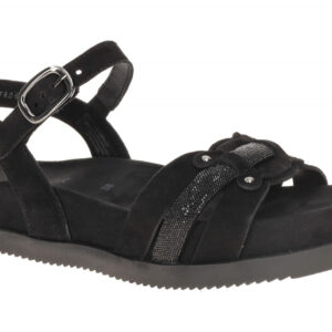 Gabor 83.770 Damen Sandalette Schwarz Riemchen Keilabsatz