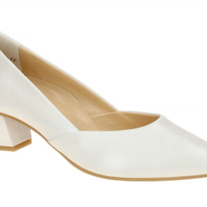 Paul Green Damenschuhe Pumps 3815-129 ivory Echtleder spitz 4cm Absatz