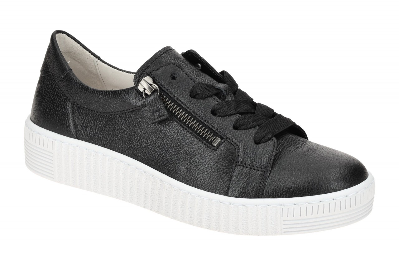Gabor 83.334.27 Damen Sneaker schwarz (ice) Best Fitting Echtleder Fu?bett 1 Gabor 83.334.27 Damen Sneaker schwarz (ice) Best Fitting Echtleder Fu?bett