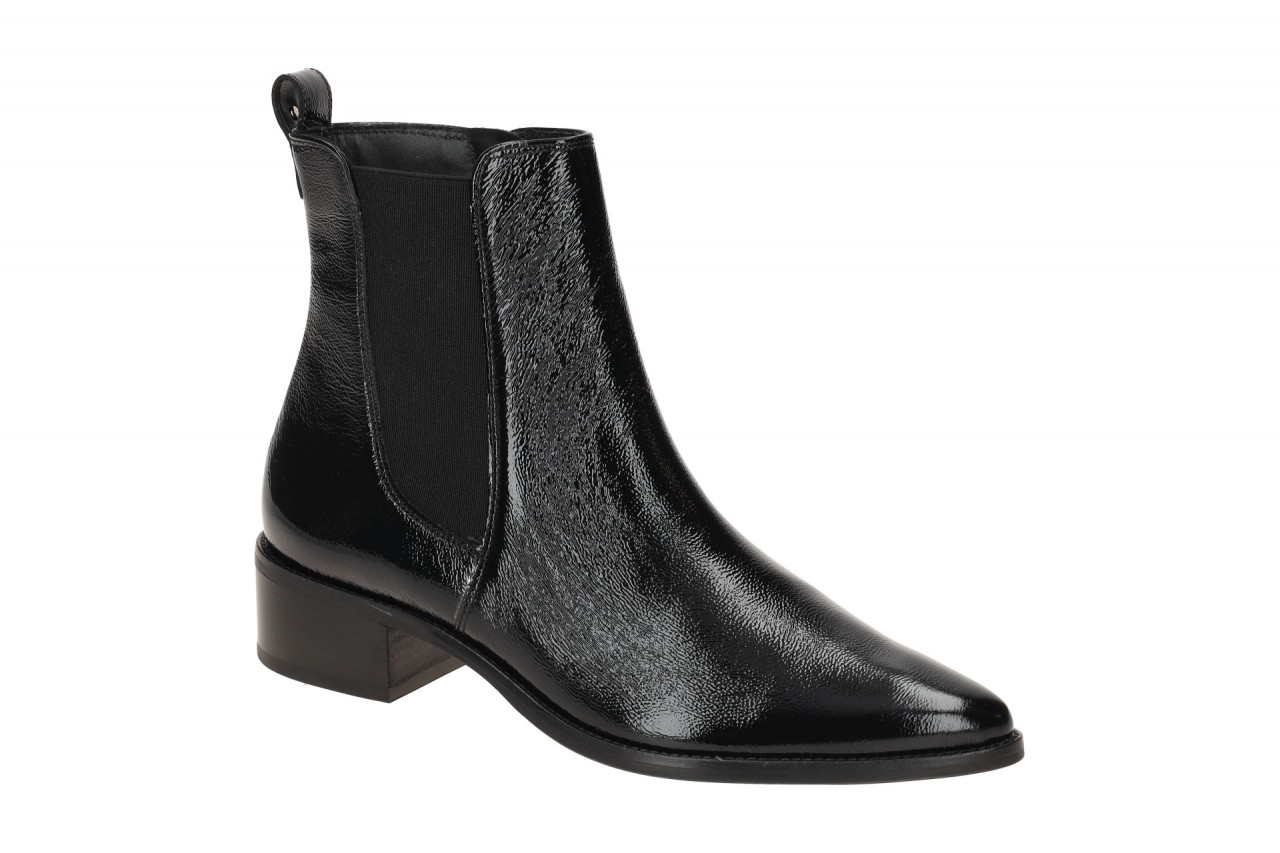 Paul Green Damen Stiefeletten 8271-03 Schwarz Knautschlack Absatz 2,5cm 1 Paul Green Damen Stiefeletten 8271-03 Schwarz Knautschlack Absatz 2,5cm