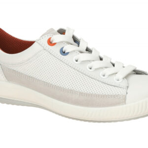 Legero 2-000442-1100 Damenschuhe TANARO 5.0 creme-wei? + rot bequeme Schn?r-H...