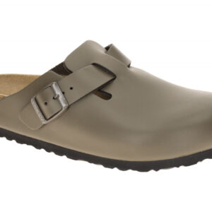 Birkenstock 1029156 BOSTON BS Damen Pantoletten Grau Concrete Gray Echtleder