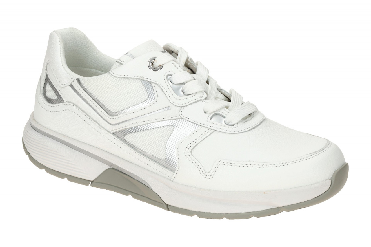 Gabor 66.875.50 ROLLINGSOFT Damen-Sneaker Wei?/Silber mit extra leichter Lauf... 1 Gabor 66.875.50 ROLLINGSOFT Damen-Sneaker Wei?/Silber mit extra leichter Lauf...