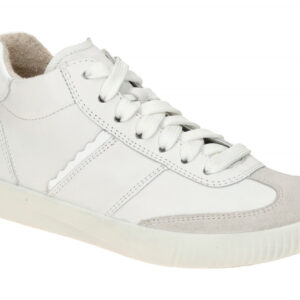 Legero 2-000374-1100 Bright White Damen Mid Cut Sneaker Frottee-Innenfutter