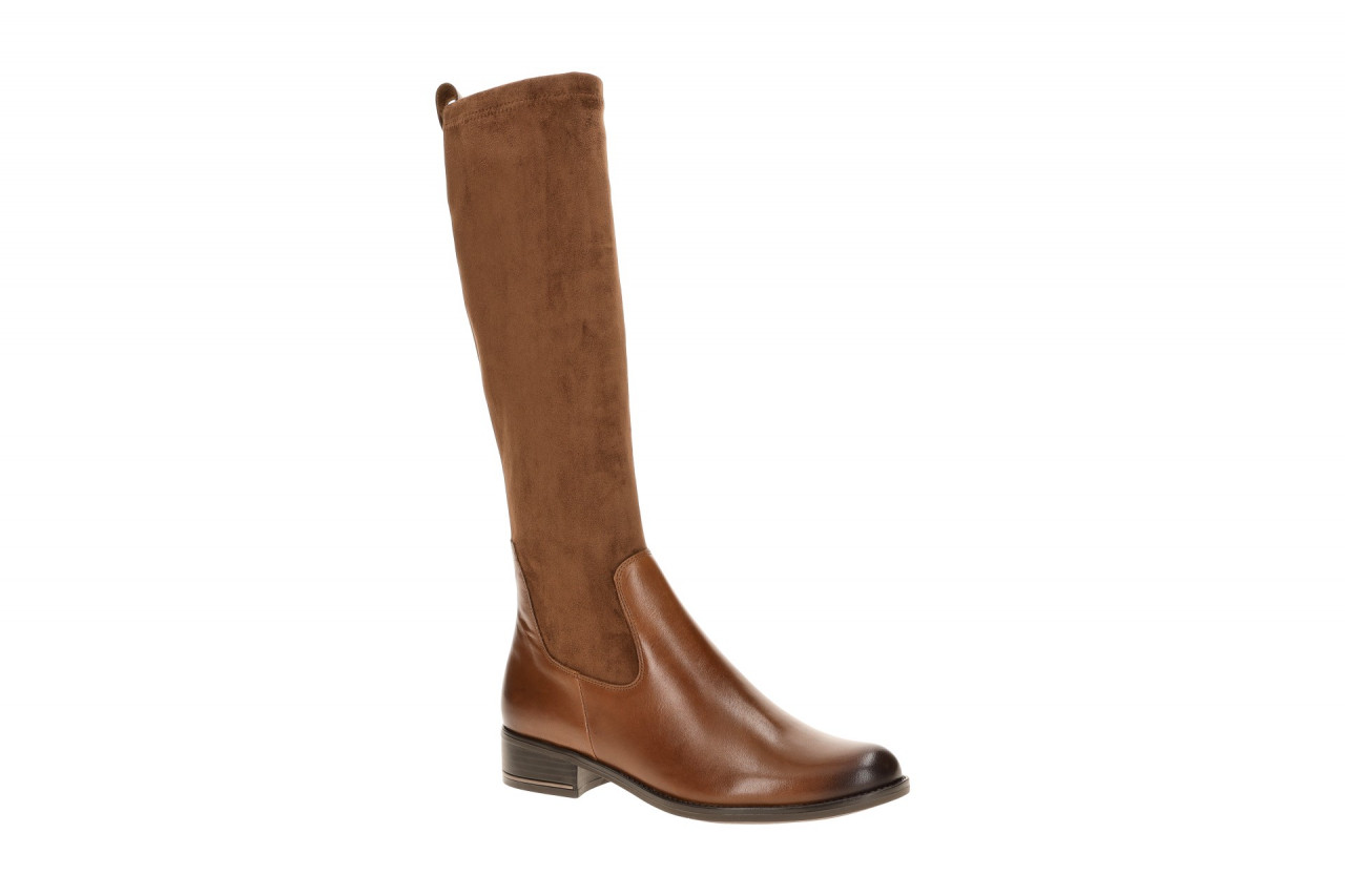 CAPRICE Damenstiefel 25514 Braun Cognac Langschaft-Stiefel mit Glanz-Detail 1 CAPRICE Damenstiefel 25514 Braun Cognac Langschaft-Stiefel mit Glanz-Detail