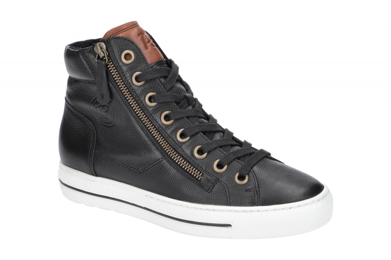 Paul Green Damen Stiefeletten 4024-020 Schwarz Cognac XL-ExtraLight 1 Paul Green Damen Stiefeletten 4024-020 Schwarz Cognac XL-ExtraLight