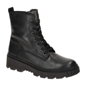 Gabor 51.821.20 Schwarz/Silber Stiefeletten mit Best Fitting Technologie