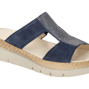 Gabor 63.721.16 Damen Pantoletten Marine Blau Bequem & Leicht