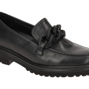 Gabor 72.554.67 Damen Slipper Schwarz Lack Extra Weit H - Davos Comfort