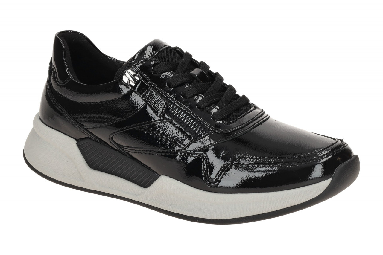 Gabor 76.957.97 Schwarz Rollingsoft Damenschuhe Sneaker Echtleder Mit Komfort... 1 Gabor 76.957.97 Schwarz Rollingsoft Damenschuhe Sneaker Echtleder Mit Komfort...