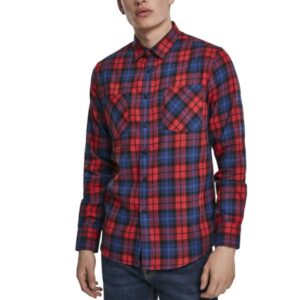 Urban Classics - FLANELL Karo Holzfäller Hemd