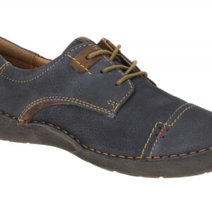 Josef Seibel Damenschuhe FERGEY 41 59641 blau ocean/kombi bequeme Schn?r-Halb...