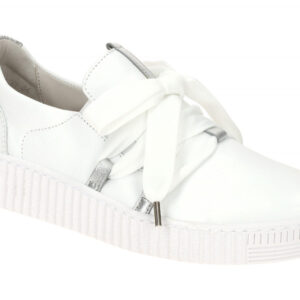 Gabor 03.333.21 - Damen Slipper Wei?/Silber, Echtleder, Best Fitting