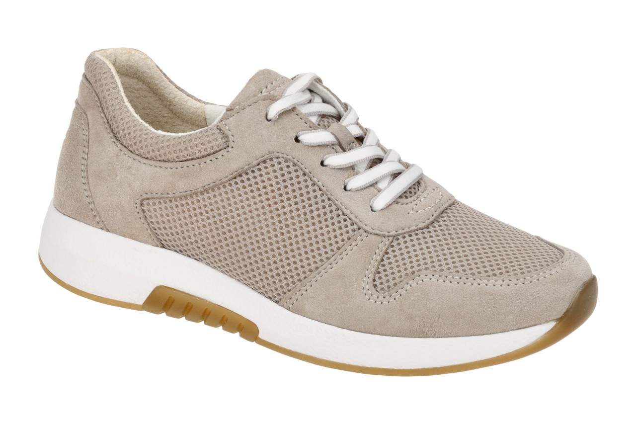 Gabor 86.946.31 ROLLINGSOFT Grau Puder Bequeme Damen Sneaker 1 Gabor 86.946.31 ROLLINGSOFT Grau Puder Bequeme Damen Sneaker