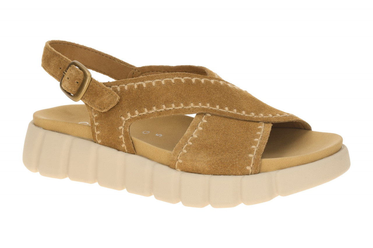 Gabor 82.891 Damen Sandalette braun walnut Keilabsatz flexibel 1 Gabor 82.891 Damen Sandalette braun walnut Keilabsatz flexibel