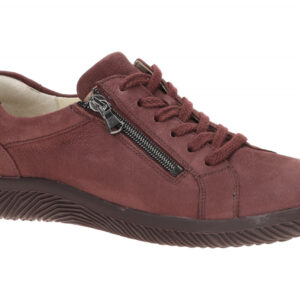 Waldl?ufer 609001 K-ROYA Damen Halbschuhe - Rot-bitter-chocolate, bequeme Sch...