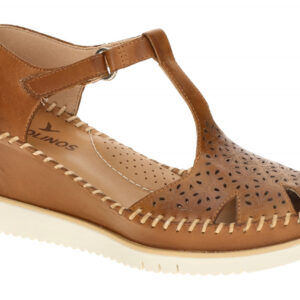 Pikolinos W3Z-1629 Damen Sandalen AGUADULCE braun Leder Keilabsatz 4cm