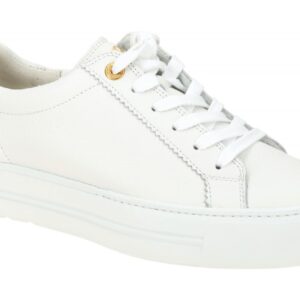 Paul Green Plateau Sneaker 5241-00 Wei? Gold Echtleder Frottee XL Extra-Light