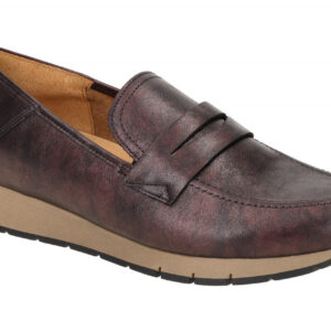 Gabor 52.471.18 FLORENZ Damen Slipper burgund Leder Textil Komfort Fu?bett