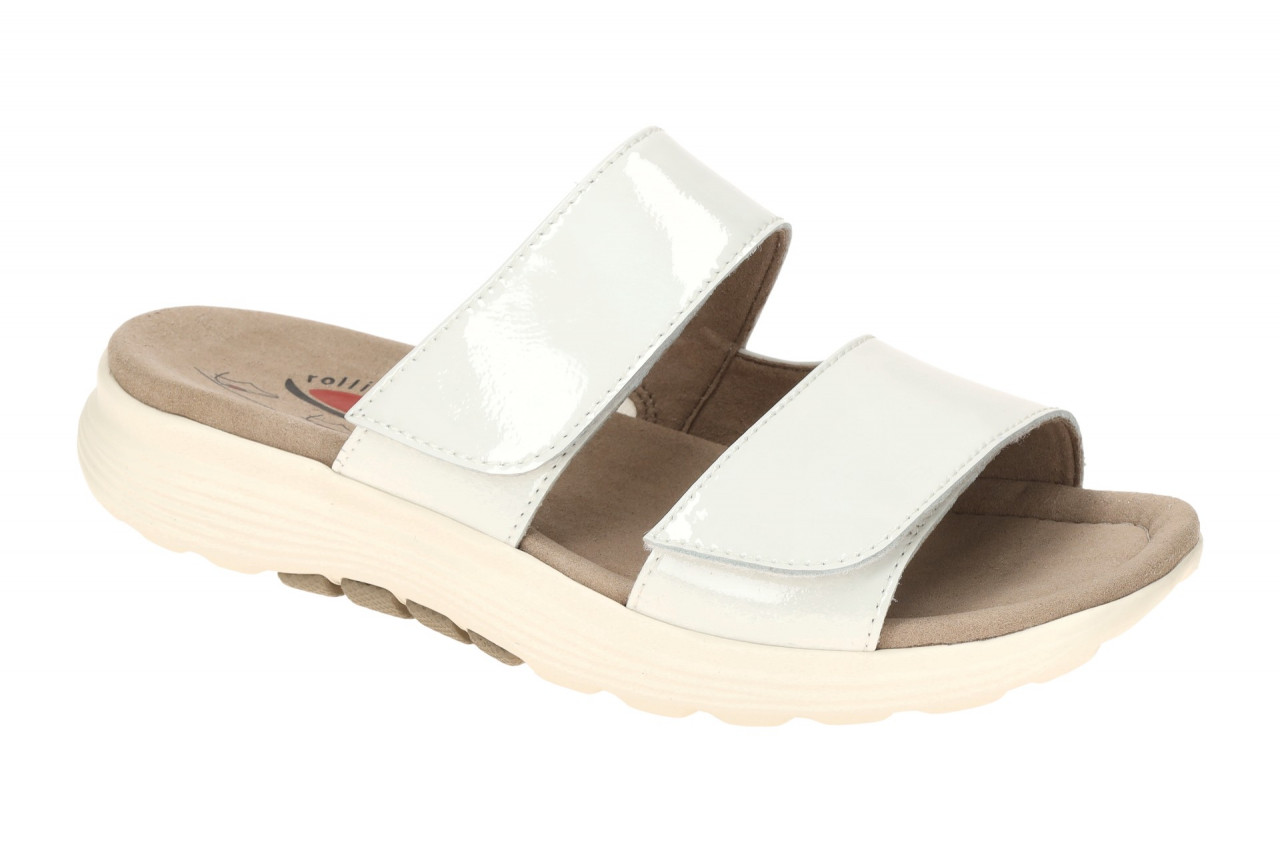 Gabor 66.811.90 ROLLINGSOFT - 2 STRAP Damen Pantoletten Off-White Keilabsatz 1 Gabor 66.811.90 ROLLINGSOFT - 2 STRAP Damen Pantoletten Off-White Keilabsatz