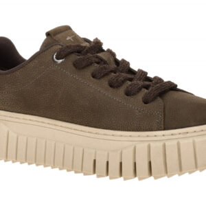 Tamaris 1-23702-45 304 Damen Plateau Sneaker mocca braun Echtleder Nubuck