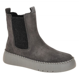 Gabor 73.540 Best Fitting Damen Stiefeletten dark-grey Keilabsatz bequem
