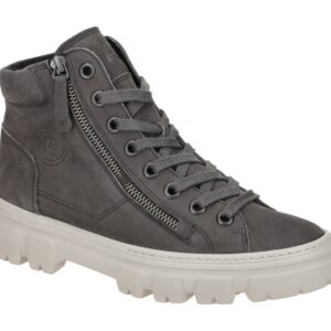 Paul Green Damen Stiefeletten 5210-010 Grau - iron, Echtleder, XL-ExtraLight