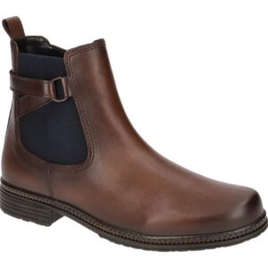 Gabor 74.670 Damen Stiefeletten Braun Sattel Effekt Blue | Best Fitting Absat...