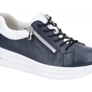 Waldl?ufer 755006 H-ARIANNA Damenschuhe Sneakers Blau/Wei? Extra Weit