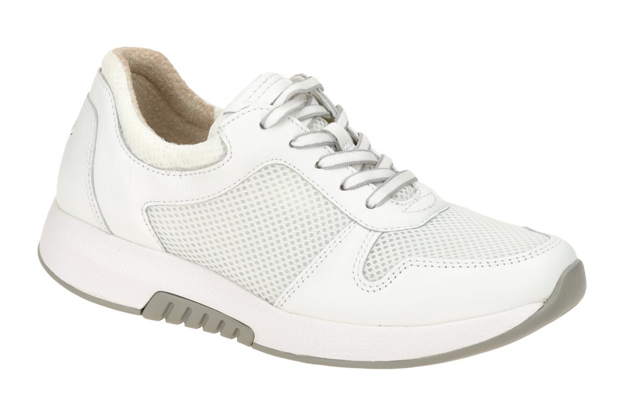Gabor 86.946.50 ROLLINGSOFT Damen Halbschuhe Wei?/Grau Bequem Gummisohle 1 Gabor 86.946.50 ROLLINGSOFT Damen Halbschuhe Wei?/Grau Bequem Gummisohle